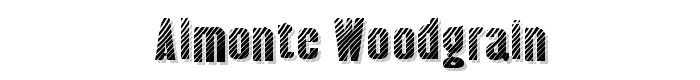 Almonte Woodgrain font
